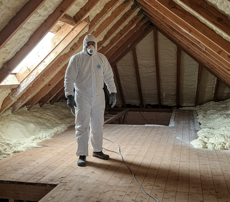 Spray foam man